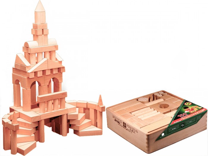 

Деревянная игрушка Престиж-Игрушка Конструктор (150 деталей), Конструктор (150 деталей)