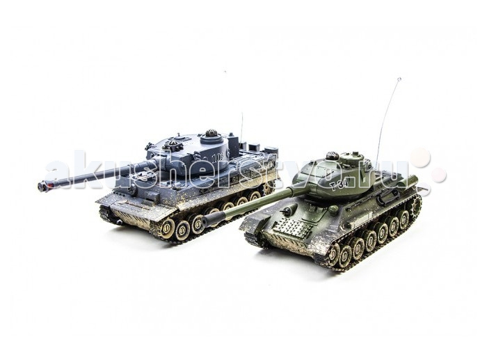 

Pilotage Радиоуправляемый танковый бой 1:24 T34 vs Tiger color 2