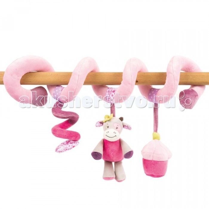 фото Nattou toy spiral manon & alizee ёжик и коровка