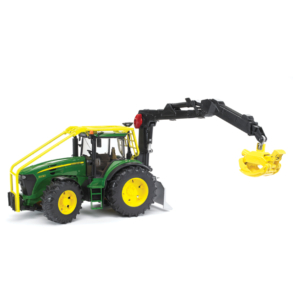 Bruder Трактор John Deere 7930 лесной с манипуляторомТрактор John Deere 7930 лесной с манипулятором Bruder Трактор John Deere 7930 лесной с манипуляторомТрактор John Deere 7930 лесной с манипуляторомТрактор Bruder John Deere 7930 лесной с манипулятором Особенности: Трактор оснащен дополнительным рулем, с применением которого осуществляется поворот колес. В тракторе открываются двери, и поднимается капот. Манипулятор способен поднимать достаточно тяжелые грузы. При необходимости он надежно фиксируется в заданном положении. Cоздан в масштабе 1 к 16, поэтому идеально совместим с иными машинками, автомобилями и спец. техникой Брудер соответствующей серии.<br>