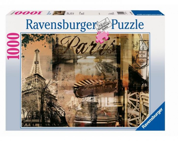 

Ravensburger Пазл Воспоминание о Париже 1000 элементов, Пазл Воспоминание о Париже 1000 элементов