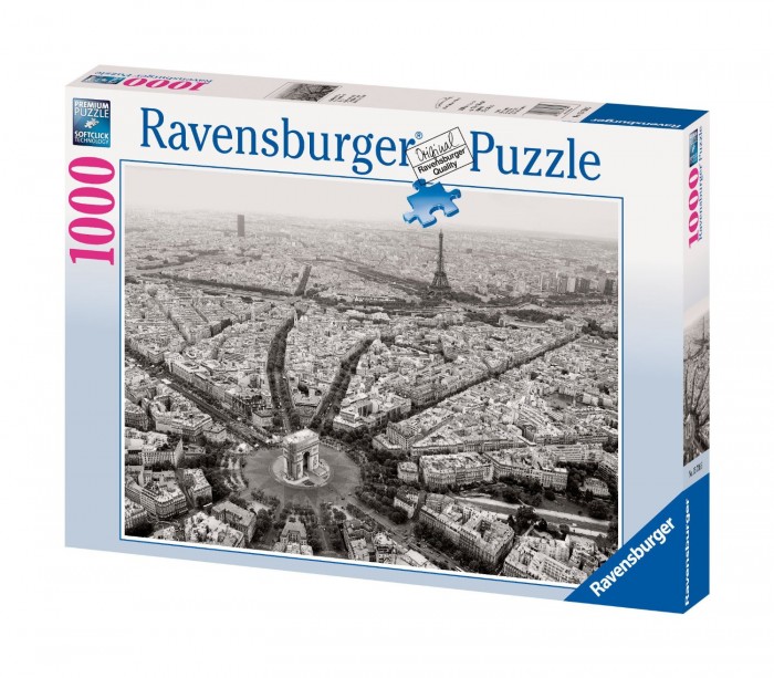

Ravensburger Пазл Черно-белый Париж 1000 элементов, Пазл Черно-белый Париж 1000 элементов