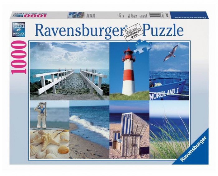 

Ravensburger Пазл Морской пейзаж 1000 элементов, Пазл Морской пейзаж 1000 элементов