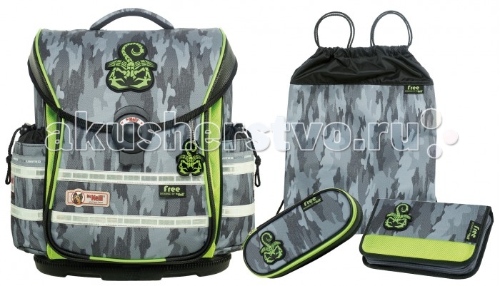 

Thorka Школьный рюкзак MC Neill ERGO Light PLUS Независимый 4 предмета