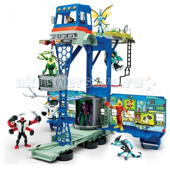 Игровые наборы Ben-10 Игровой набор Трейлер-трансформер