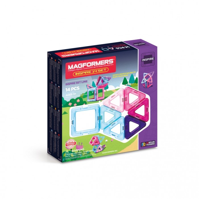 фото Конструктор Magformers Магнитный конструктор MAGFORMERS 704001 Inspire 14 set