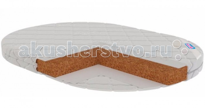 

Матрас Nastella детский овальный Eco baby 125х65, детский овальный Eco baby 125х65