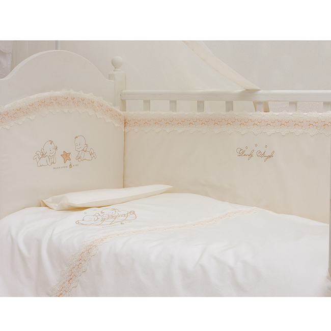 Комплект в кроватку Makkaroni Kids Lovely Angels 120х60 (6 предметов) 36882