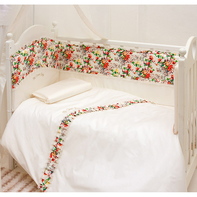 Комплект в кроватку Makkaroni Kids Sweet Baby 125x65 (6 предметов) 36889