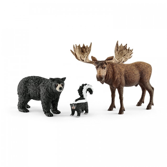 фото Schleich Набор фигурок Жители лесов Северной Америки