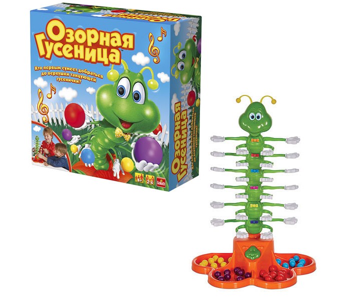 

Интерактивная игрушка Goliath Озорная гусеница, Озорная гусеница
