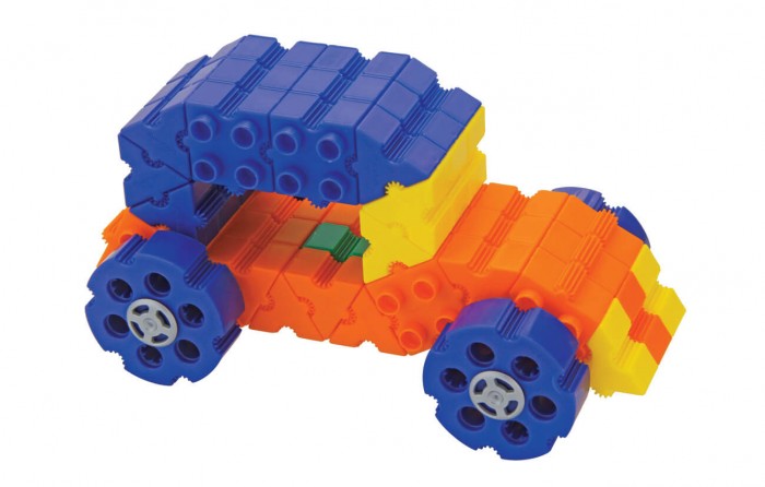 фото Конструктор morphun машины радуга junior starter rainbow 12 vehicle set 140 деталей