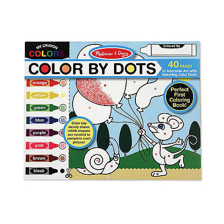 

Раскраска Melissa & Doug Раскрась по цветам Забавные животные, Раскрась по цветам Забавные животные