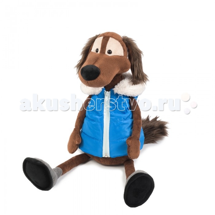Мягкие игрушки Maxitoys Пес Шерлок в Жилетке 23 см мягкие игрушки maxitoys змей валентин 16 см