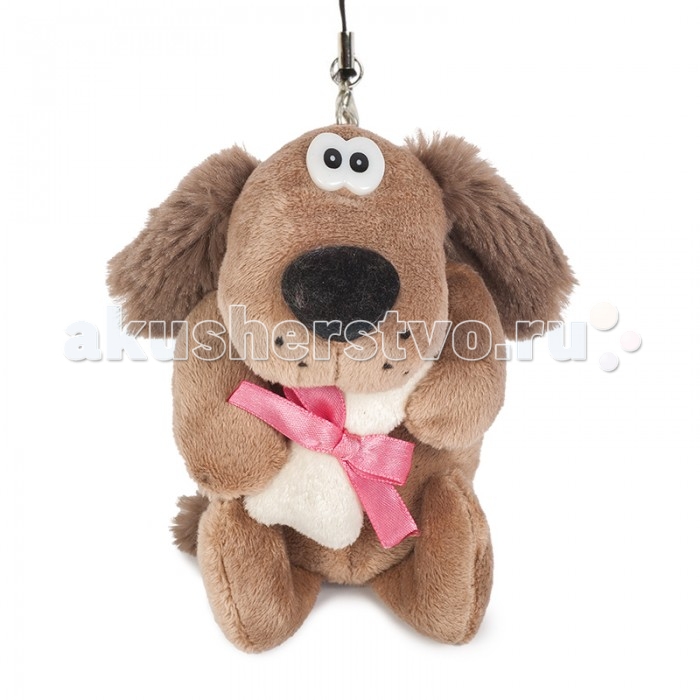 Мягкие игрушки Maxitoys Щенок с Косточкой 12 см мягкие игрушки maxitoys змей валентин 16 см