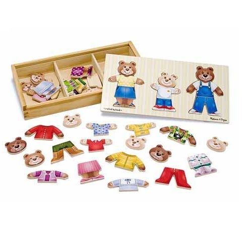 

Melissa & Doug Пазл Переодень семью мишек, Пазл Переодень семью мишек