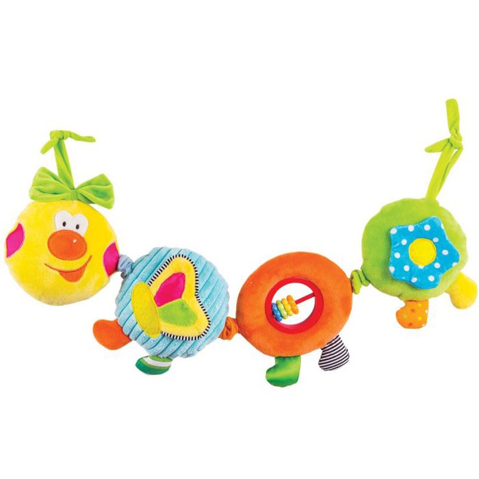 Подвесные игрушки Happy Snail Весёлая гусеница Камилла, Подвесные игрушки - артикул:388014 Подвесные игрушки Happy Snail Весёлая гусеница Камилла, Подвесные игрушки - артикул:388014
