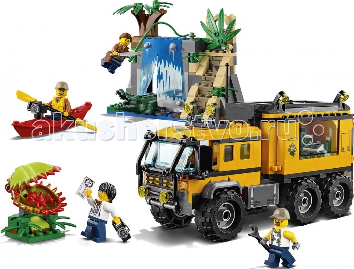 

Конструктор Lego City 60160 Лего Город Передвижная лаборатория в джунглях