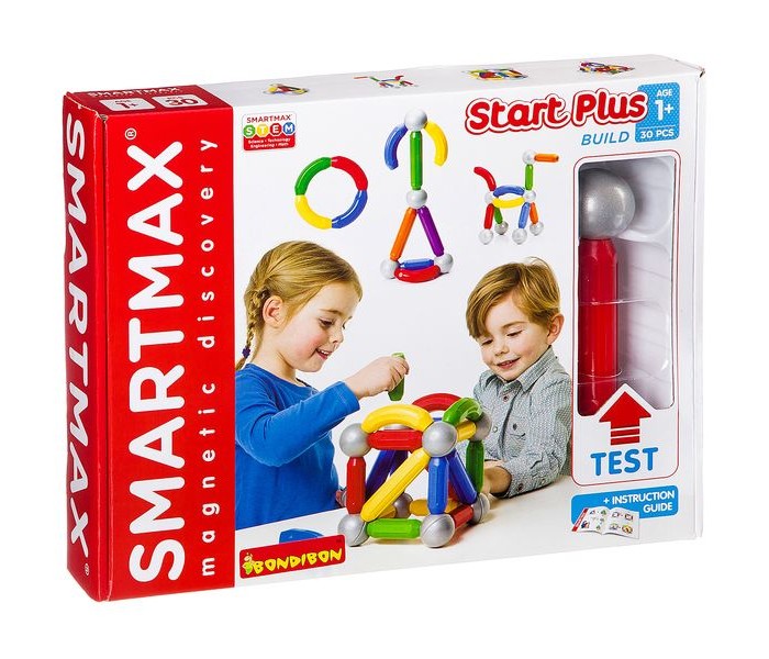Конструктор Bondibon Магнитный SmartMax Basic (30 деталей)