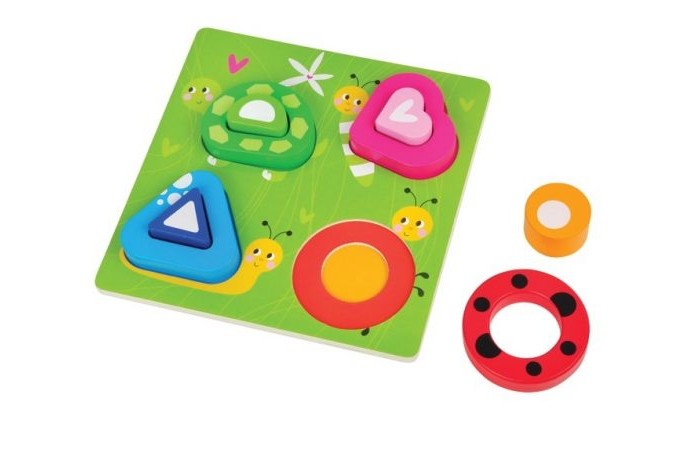 

Деревянная игрушка Mapacha Вкладыши Полянка, Вкладыши Полянка
