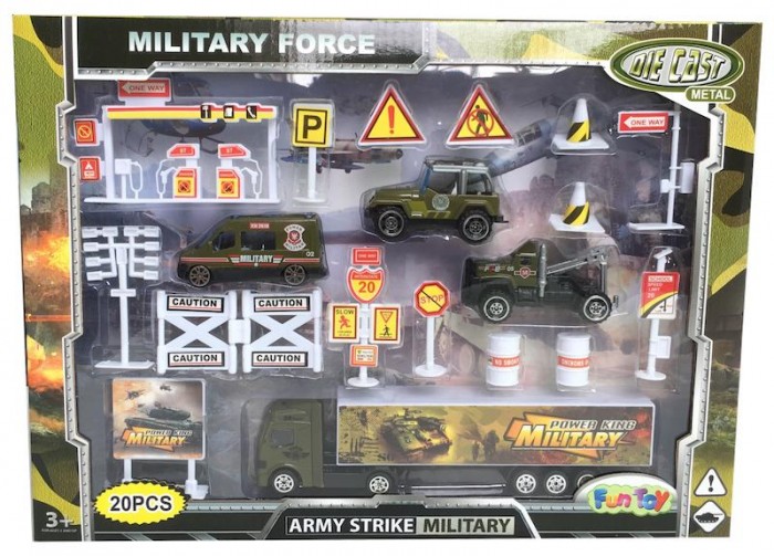 

Fun Toy Набор игрушечной военной теxники, Набор игрушечной военной теxники