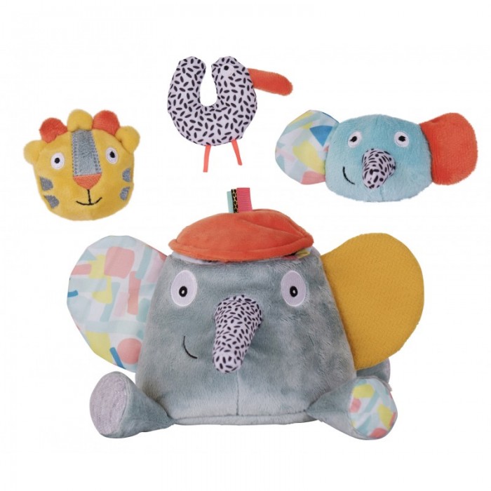 фото Развивающая игрушка Ebulobo Слонёнок Зигги и его друзья