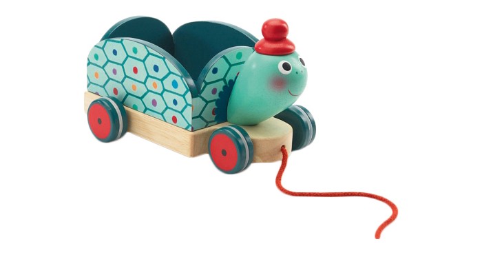 

Деревянная игрушка Djeco Каталка Черепашка Клементин, Каталка Черепашка Клементин