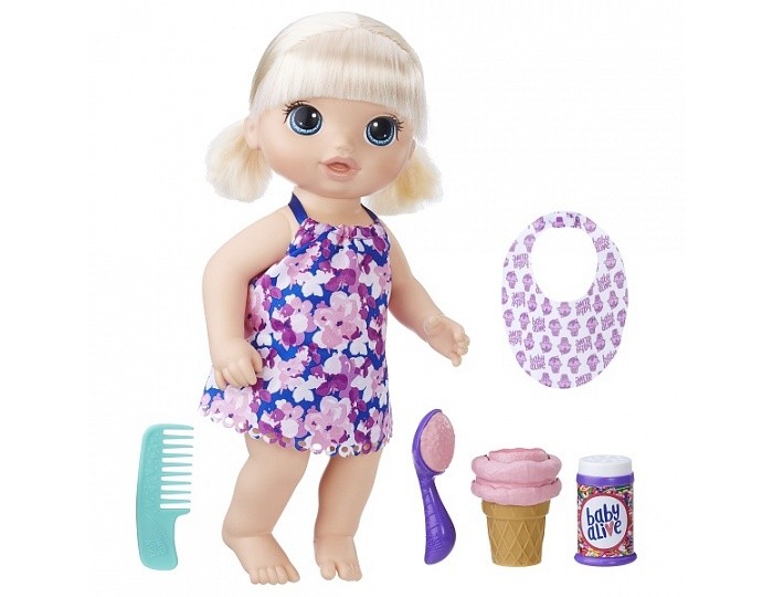 

Hasbro Baby Alive Малышка с мороженным