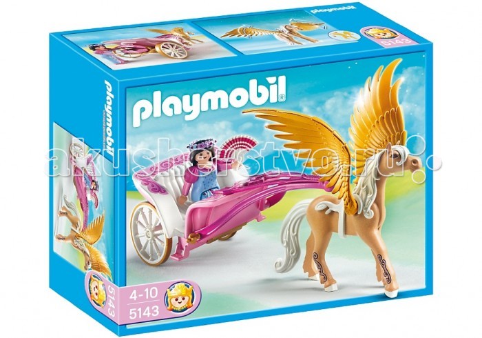

Конструктор Playmobil Сказочный дворец: Повозка запряженная Пегасом