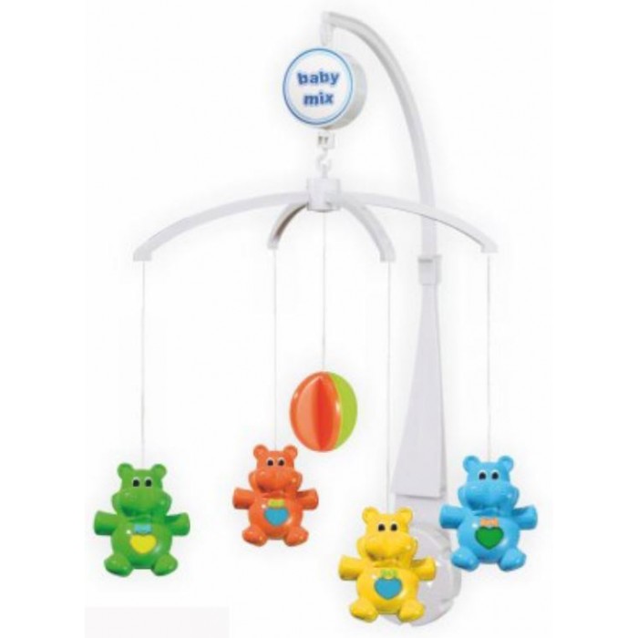 Мобили Baby Mix Бегемотики, Мобили - артикул:428974 Мобили Baby Mix Бегемотики, Мобили - артикул:428974
