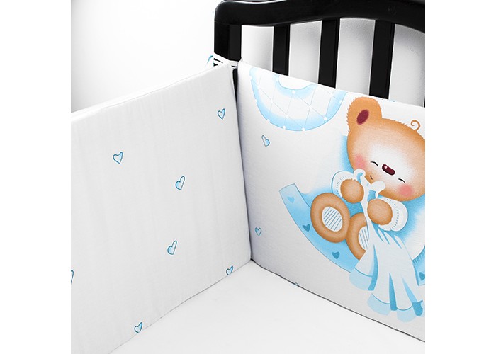 Бортики в кроватку Idea Kids Boy, Бортики в кроватку - артикул:433599 Бортики в кроватку Idea Kids Boy, Бортики в кроватку - артикул:433599