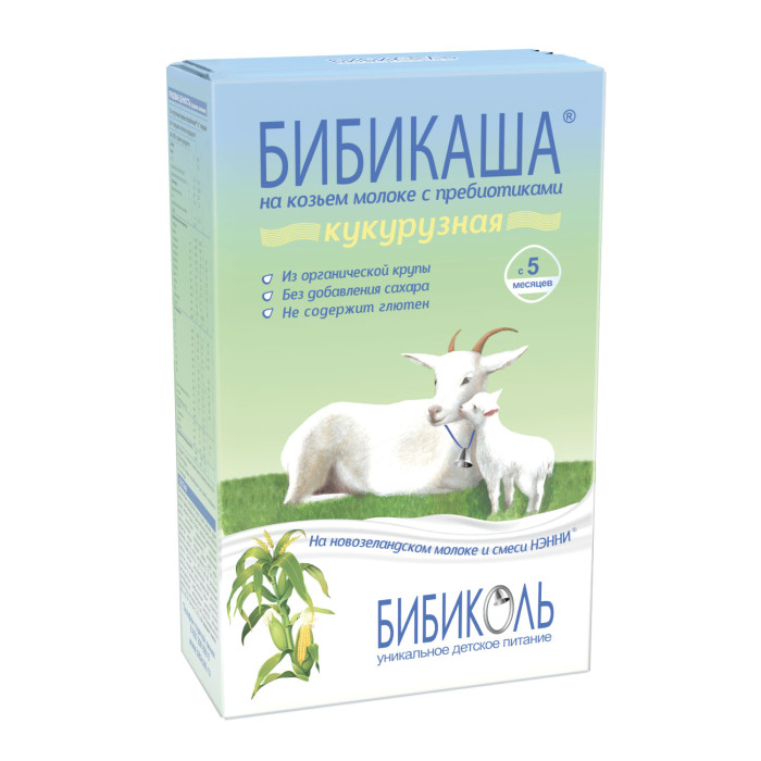  Бибиколь Бибикаша Каша кукурузная на козьем молоке с 5 мес. 200 г