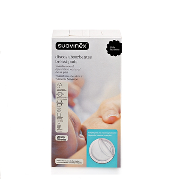 

Suavinex Вкладыши для бюстгальтера одноразовые 28 шт., Вкладыши для бюстгальтера одноразовые 28 шт.