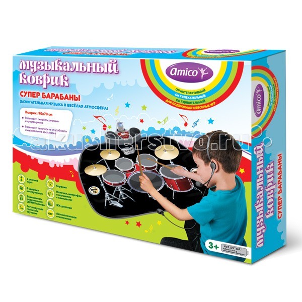 

Игровой коврик Ami&Co (AmiCo) Супер барабаны 20590