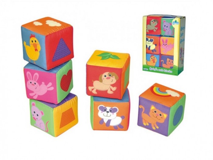 Развивающие игрушки S+S Toys Мягкие кубики фигурки игрушки s s развивающая игра бегающий дракончик