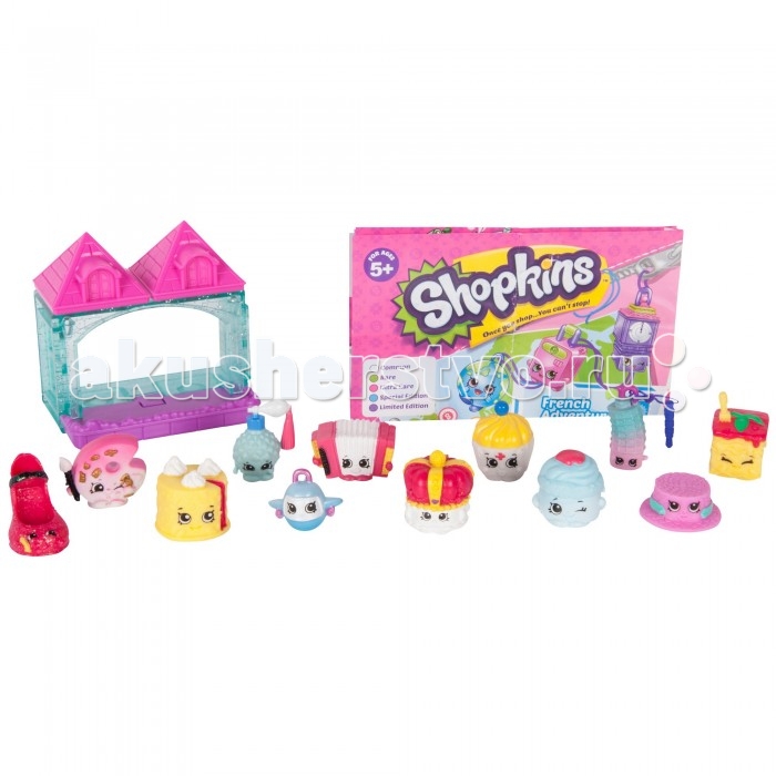 Игровые наборы Shopkins Игровой набор Европа 12 фигурок, Игровые наборы - артикул:451919 Игровые наборы Shopkins Игровой набор Европа 12 фигурок, Игровые наборы - артикул:451919