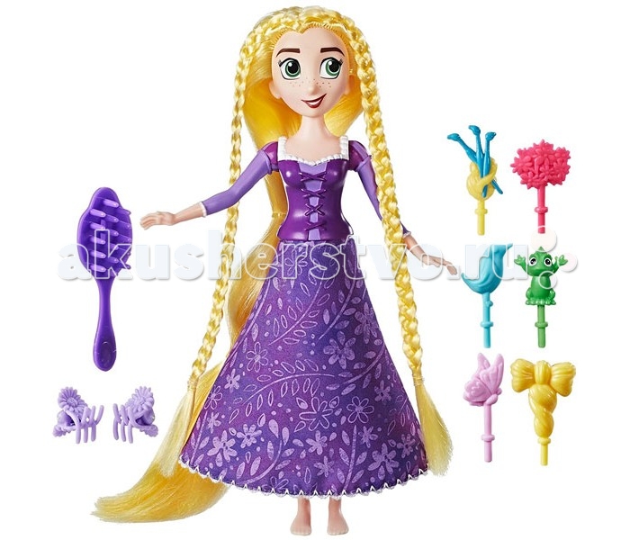 

Disney Princess Кукла Рапунцель с модной прической, Кукла Рапунцель с модной прической