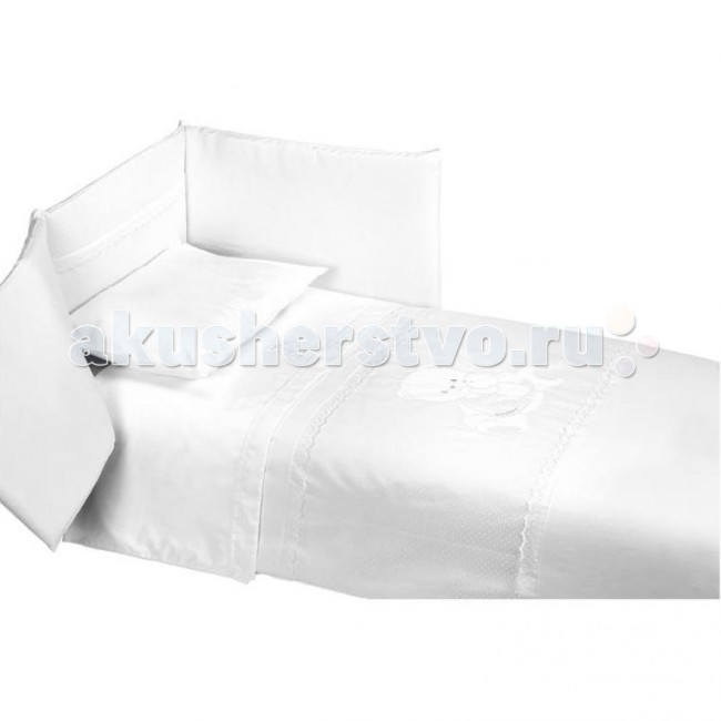 Комплект в кроватку Andy & Helen Abraccio Elegant длинный борт (6 предметов)