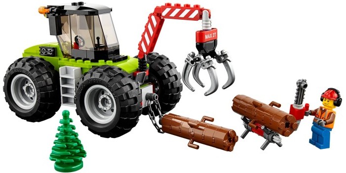 фото Конструктор Lego City Great Vehicles Лесной трактор