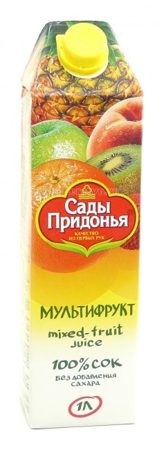 Соки и напитки Сады Придонья Сок мультифруктовый с 3 лет. 1 л