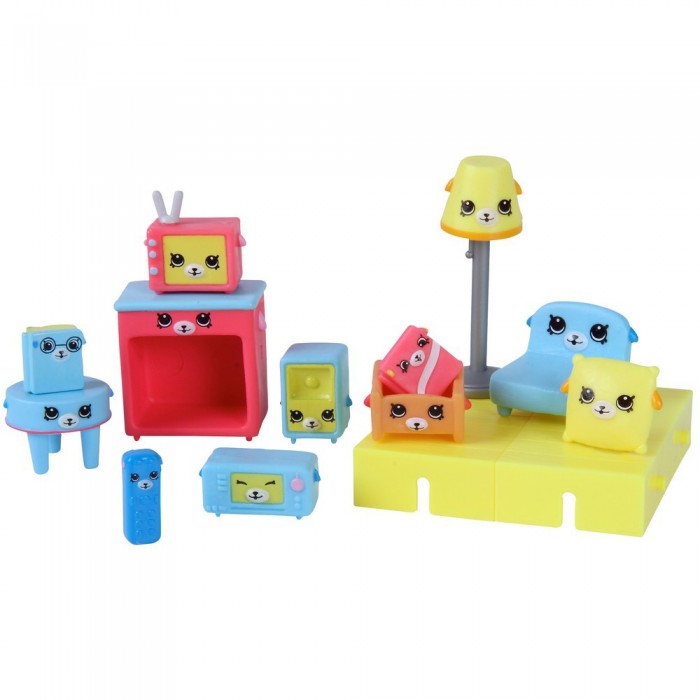 Игровые наборы Happy Places Игровой набор для декора Петкинс Щенки для гостиной для гостиной