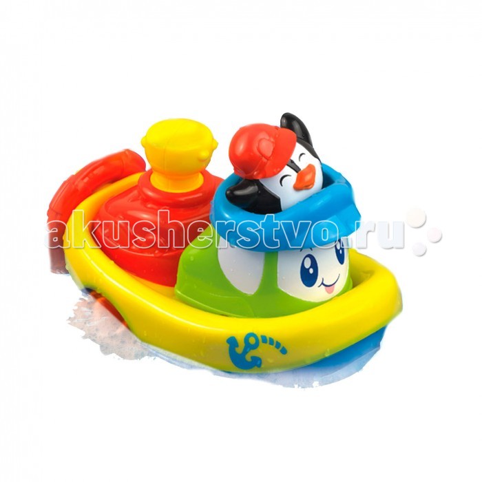 Купание малыша , Игрушки для ванны Happy Kid Toy Заводная игрушка для ванны Кораблик Пингвин арт: 468866 - Игрушки для ванны Купание малыша , Игрушки для ванны Happy Kid Toy Заводная игрушка для ванны Кораблик Пингвин арт: 468866 - Игрушки для ванны