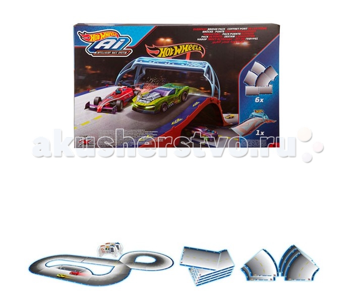 фото Hot wheels mattel дополнительные детали для умная трасса с р/у машинками