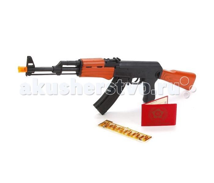 Игрушечное оружие Играем вместе Автомат АК-47 свет+звук