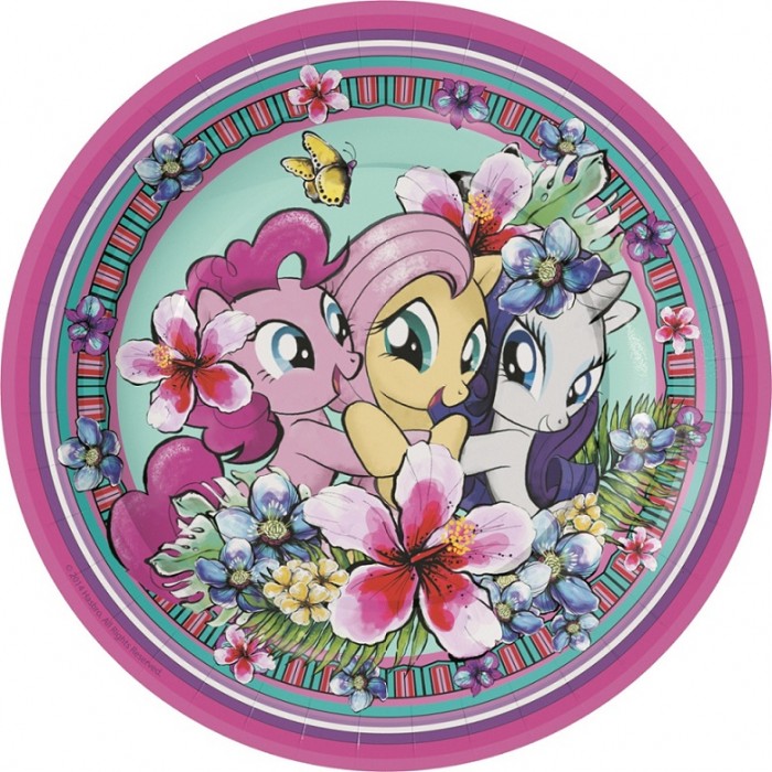 Товары для праздника Май Литл Пони (My Little Pony) Набор тарелок 6 шт. 18 см 34608