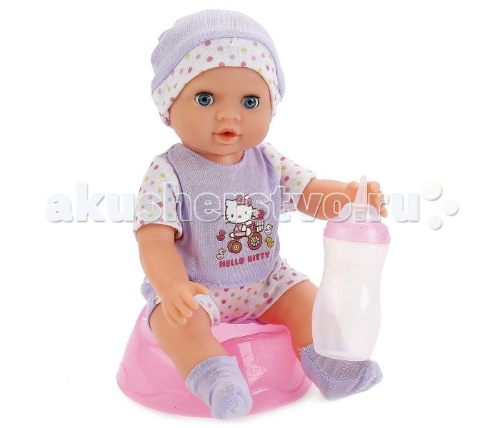 Куклы и одежда для кукол Карапуз Кукла Пупс Hello Kitty 25 см Y25DP-789-RU-HK карапуз пупс интерактивный hello kitty 30 см y30 dp otf ru hk