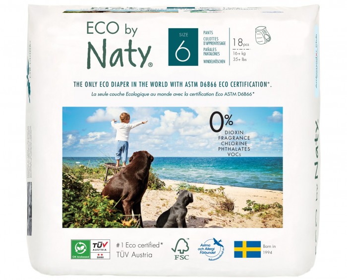 Подгузники-трусики Naty Подгузники-трусики Размер 6 16+ кг подгузники
