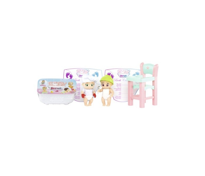 

Zapf Creation Игрушка BABY Secrets Набор с детским стульчиком, Игрушка BABY Secrets Набор с детским стульчиком