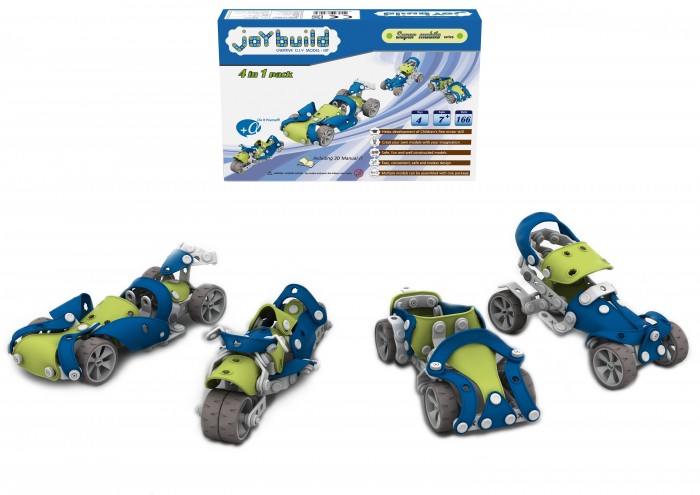 

JoyBuild Supermobile 166 деталей, Supermobile 166 деталей