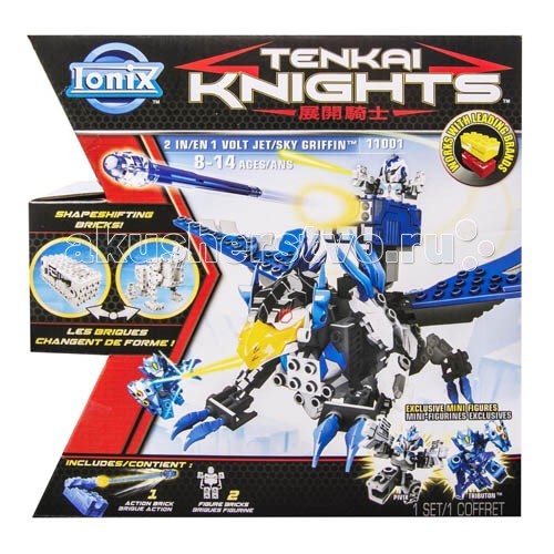 Конструктор Ionix Tenkai Knights Фигурка-трансформер Самолет-Грифон 64705